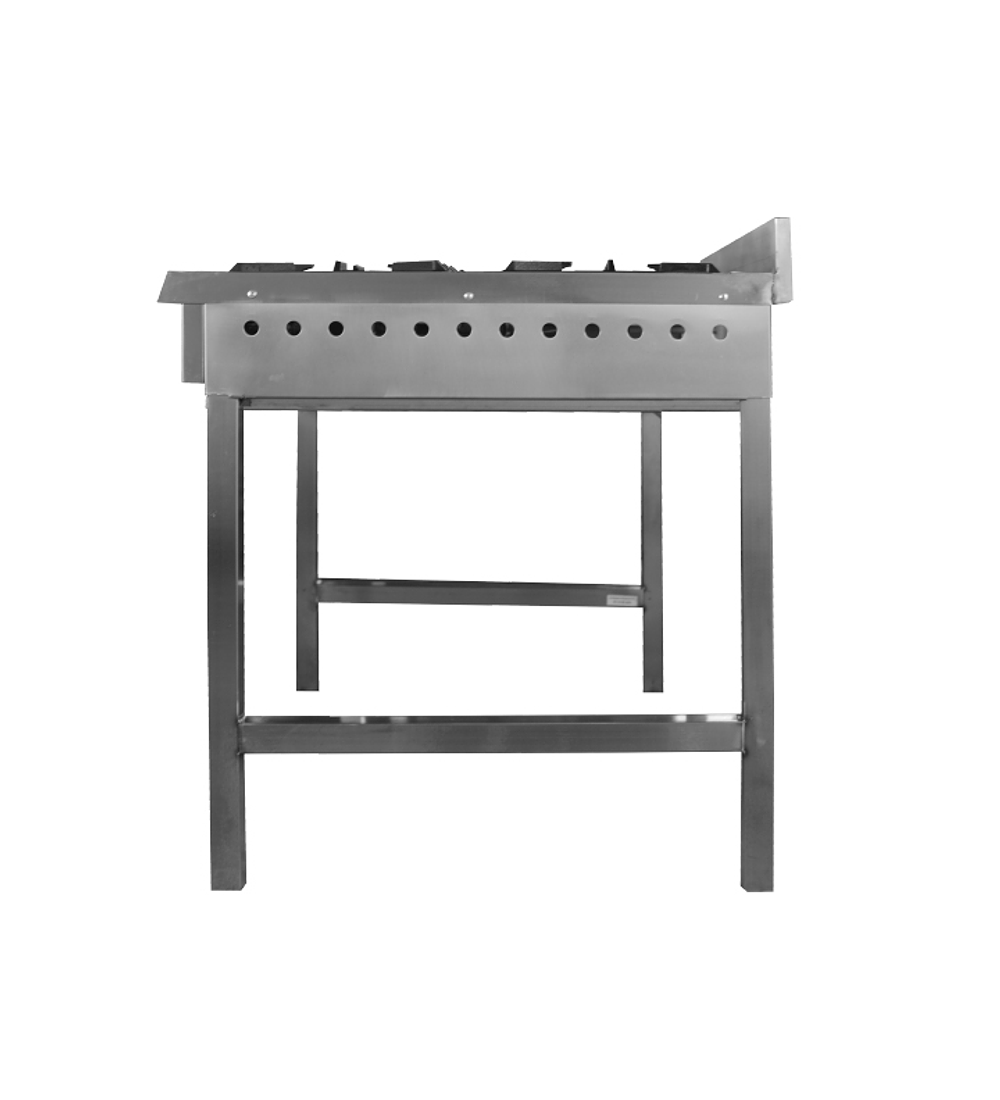 ANAFE INOXIDABLE 8 QUEMADORES