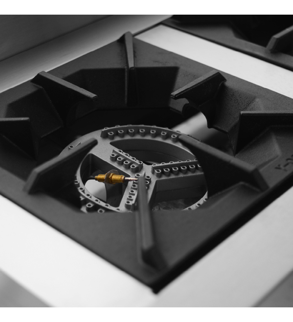 ANAFE INOXIDABLE 8 QUEMADORES