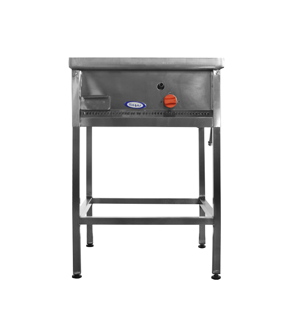 PLANCHA CHURRASQUERA INOX 1 QUEMADOR