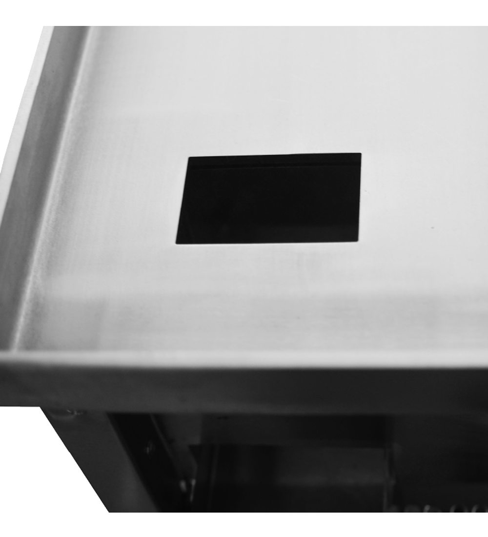 PLANCHA CHURRASQUERA INOX 1 QUEMADOR