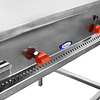 PLANCHA CHURRASQUERA INOX 2 QUEMADORES