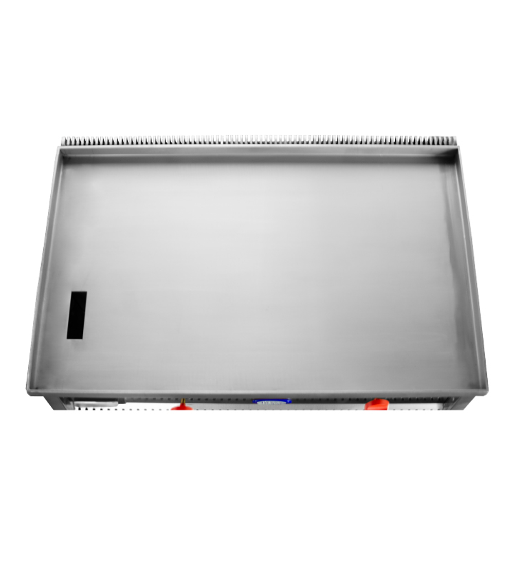 PLANCHA CHURRASQUERA INOX 2 QUEMADORES