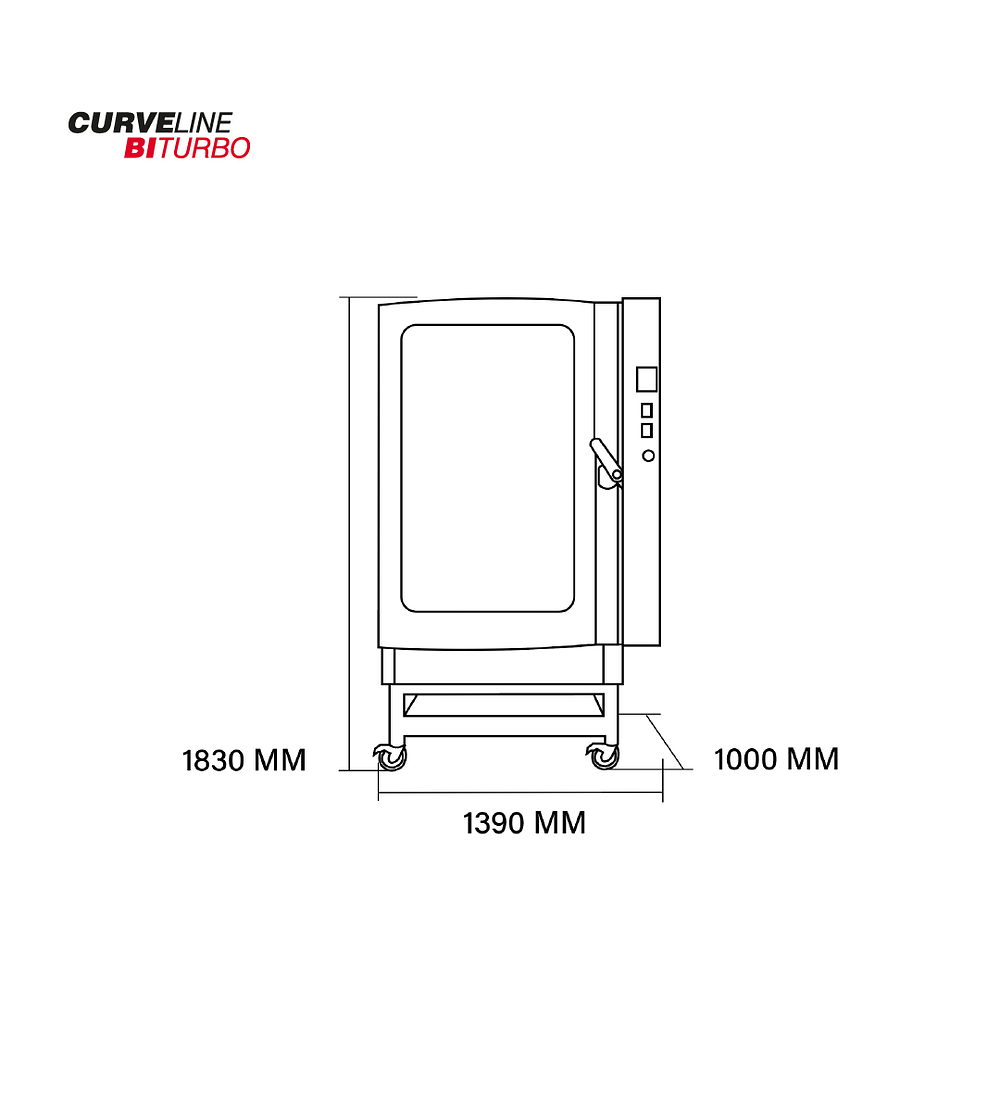 HORNO CURVELINE 10 BANDEJAS