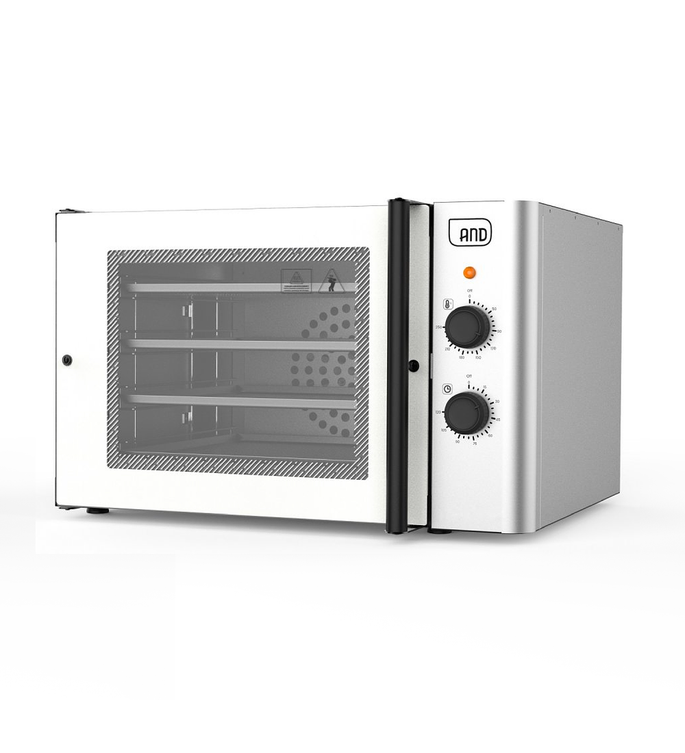 HORNO ELÉCTRICO TURBO 4 BANDEJAS BLANCO 220V AND