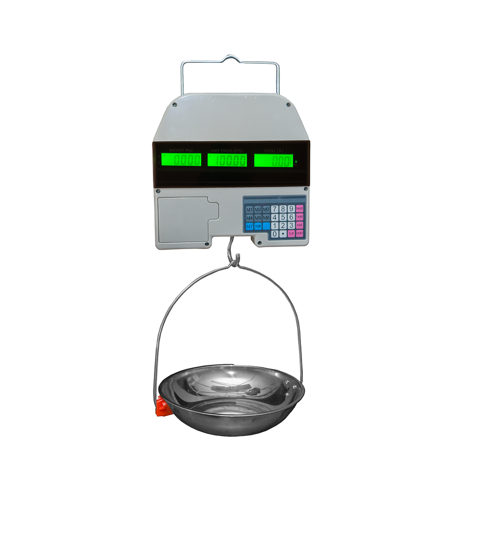 Balanza Colgante Luz LCD