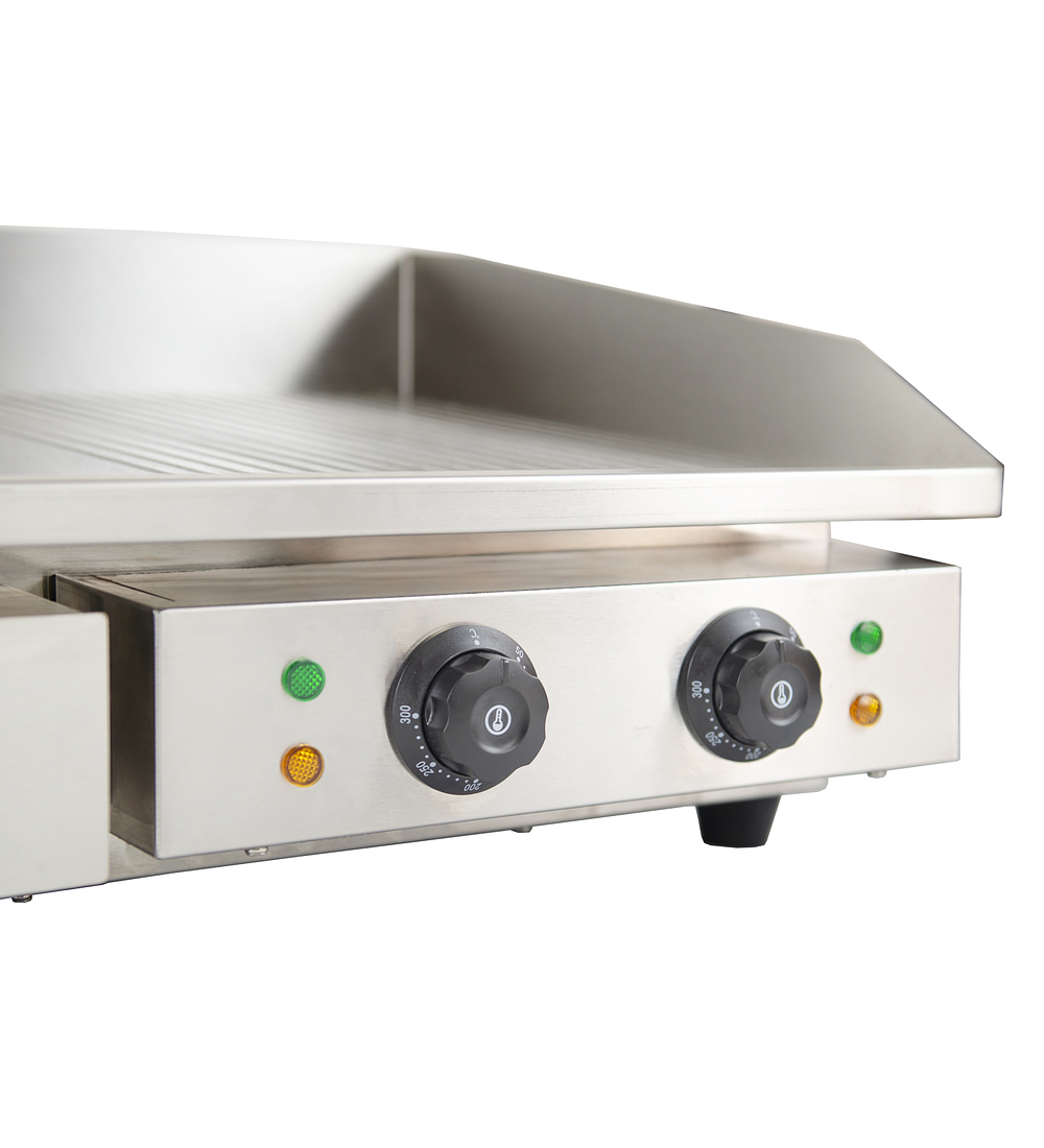 PLANCHA ELÉCTRICA CON GRILL 73X47 CMS