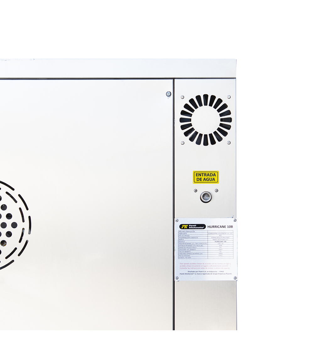 HORNO CONVECTOR A GAS HURRICANE 10 BANDEJAS