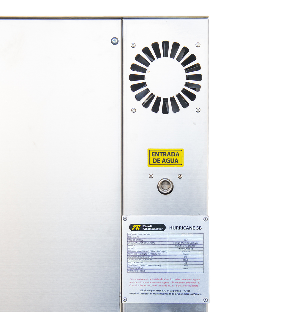 HORNO CONVECTOR A GAS HURRICANE 5 BANDEJAS