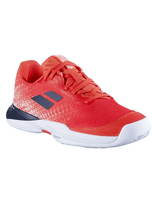 Zapatilla Tenis Babolat Jet Mach 3 Clay Junior Boy Strike Red White