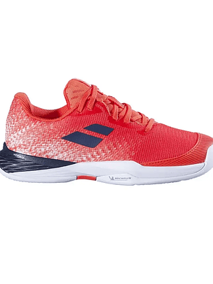 Zapatilla Tenis Babolat Jet Mach 3 Clay Junior Boy Strike Red White
