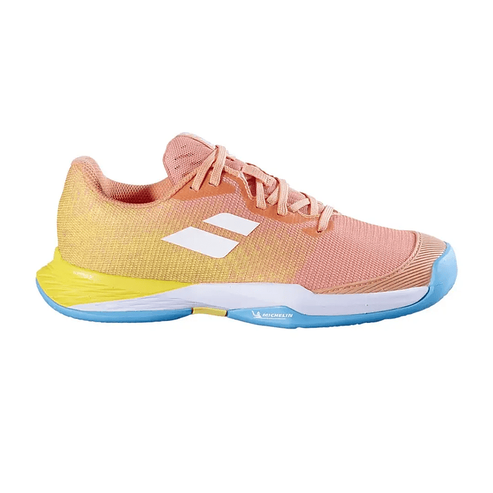Zapatilla Tenis Babolat Jet Mach 3 Clay Junior Girl Coral Gold Fusion 2