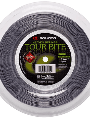 Rollo de cuerda Solinco Tour Bite Diamond Rough