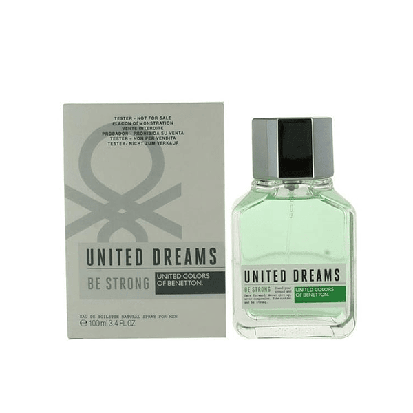 Tester United Dreams Be Strong De Benetton (SIN TAPA) Edt 100ML