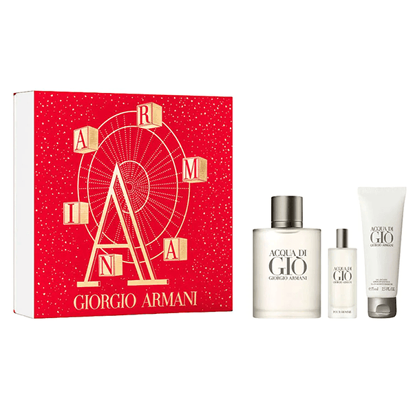 Acqua Di Gio De Giorgio Armani Edt 100ML+15ML+Gel De Ducha Estuche