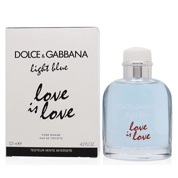 Tester Light Blue Love Is Love Pour Homme De Dolce & Gabbana (Con Tapa) Edt 125ML 
