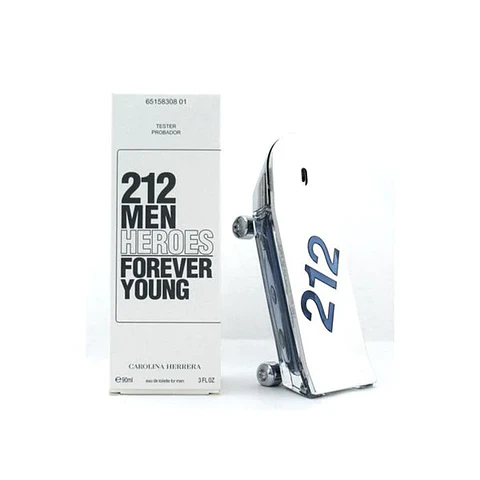 Tester 212 Men Heroes Forever Young De Carolina Herrera Edt 90ML
