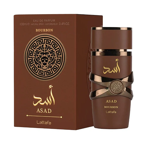 Asad Bourbon De Lattafa Edp 100ML Hombre (Inspirado de Azzaro The Most Wanted Parfum)