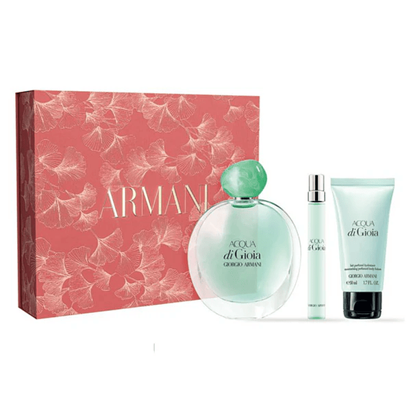 Acqua Di Gioia De Giorgio Armani Edp 100ML+10ML+B/L 50ML Estuche