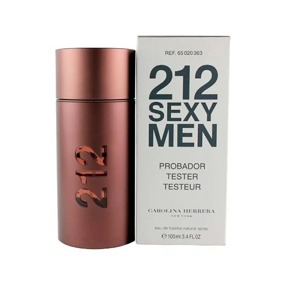 Tester 212 sexy Men de Carolina Herrera EDT 100ml Hombre 1