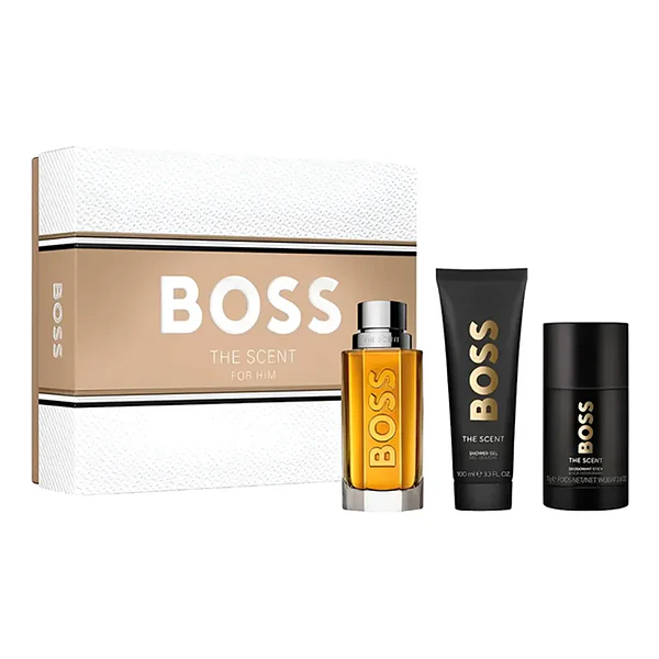 Estuche The Scent For Him De Hugo Boss Edt 100ML+Deo+Gel Ducha Hombre