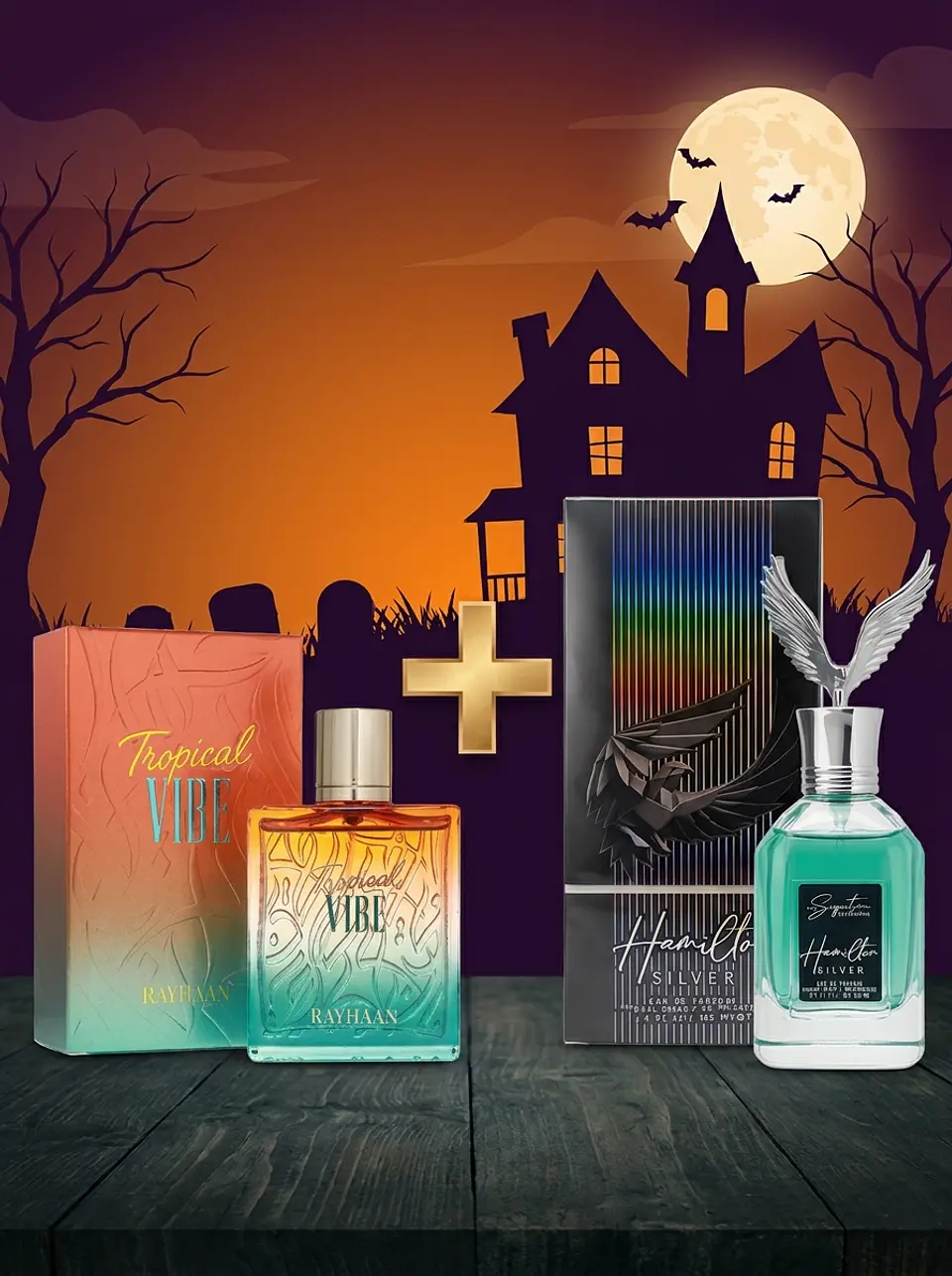 Tropical Vibe EDP 100ML + Hamilton Silver EDP 100ML  1