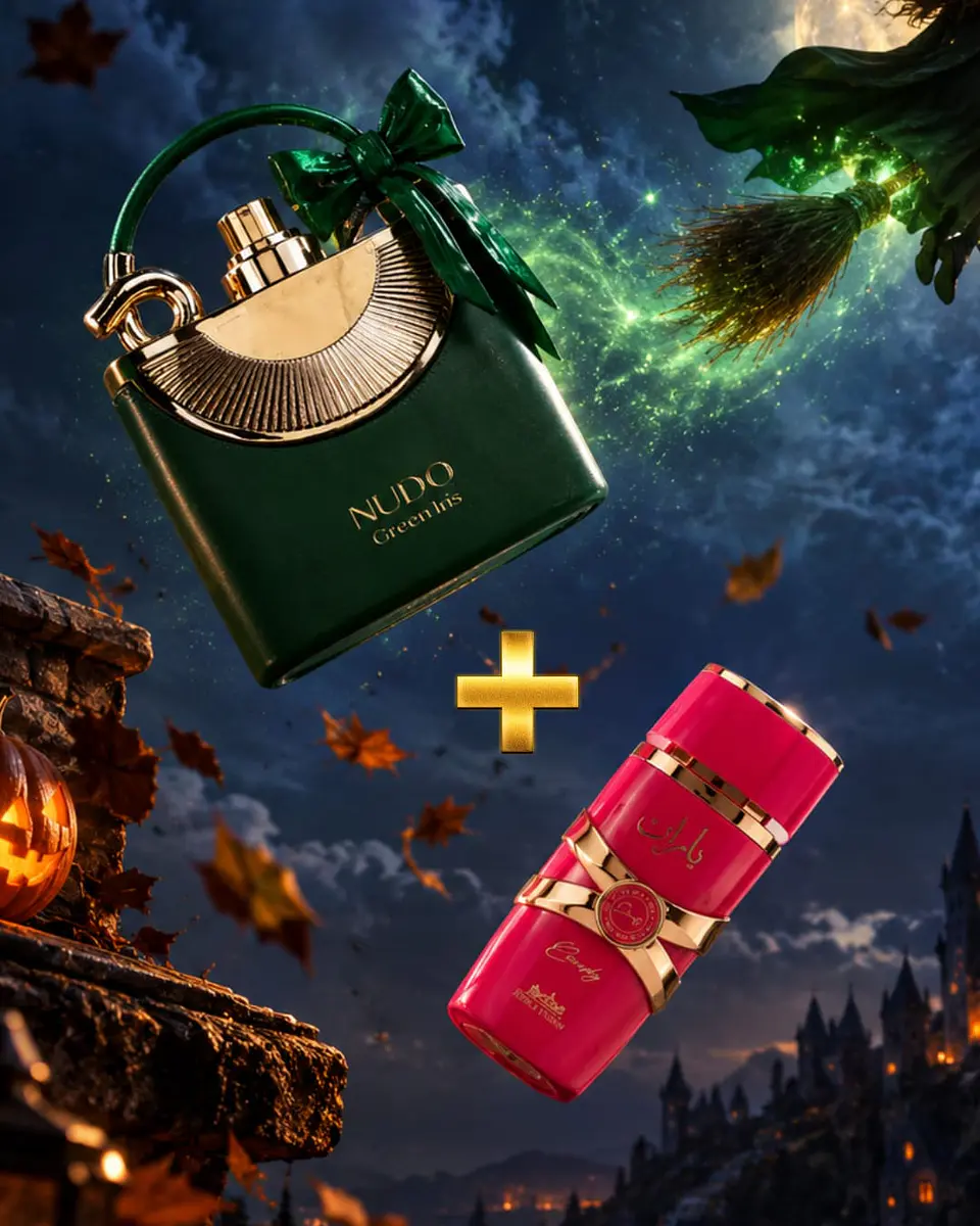 Nudo Green Iris De Fragrance World EDP 100ML + Yaran Candy de Jessica Twain EDP 25ml  1