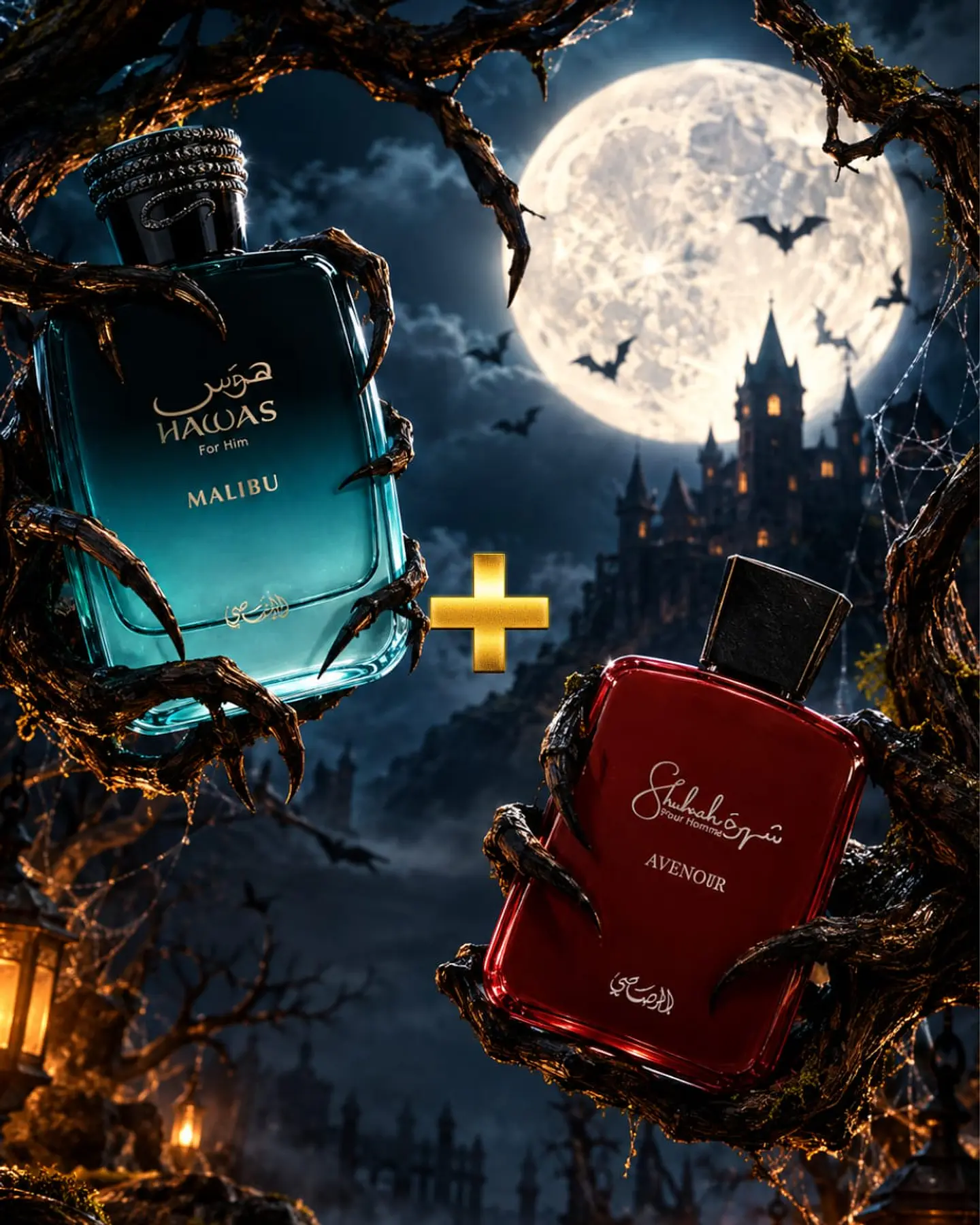 Hawas Malibu de Rasasi EDP 100ml + Shuhrah Avenoir De Rasasi EDP 90ML 1