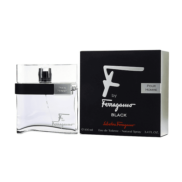 F by Ferragamo Black de Salvatore Ferragamo EDT 100ml Hombre