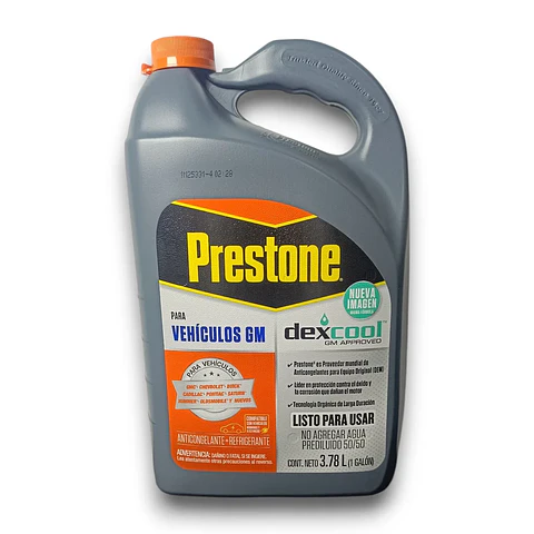 2 Anticongelante + Refrigerante Prestone DexCool 50% 3,78L