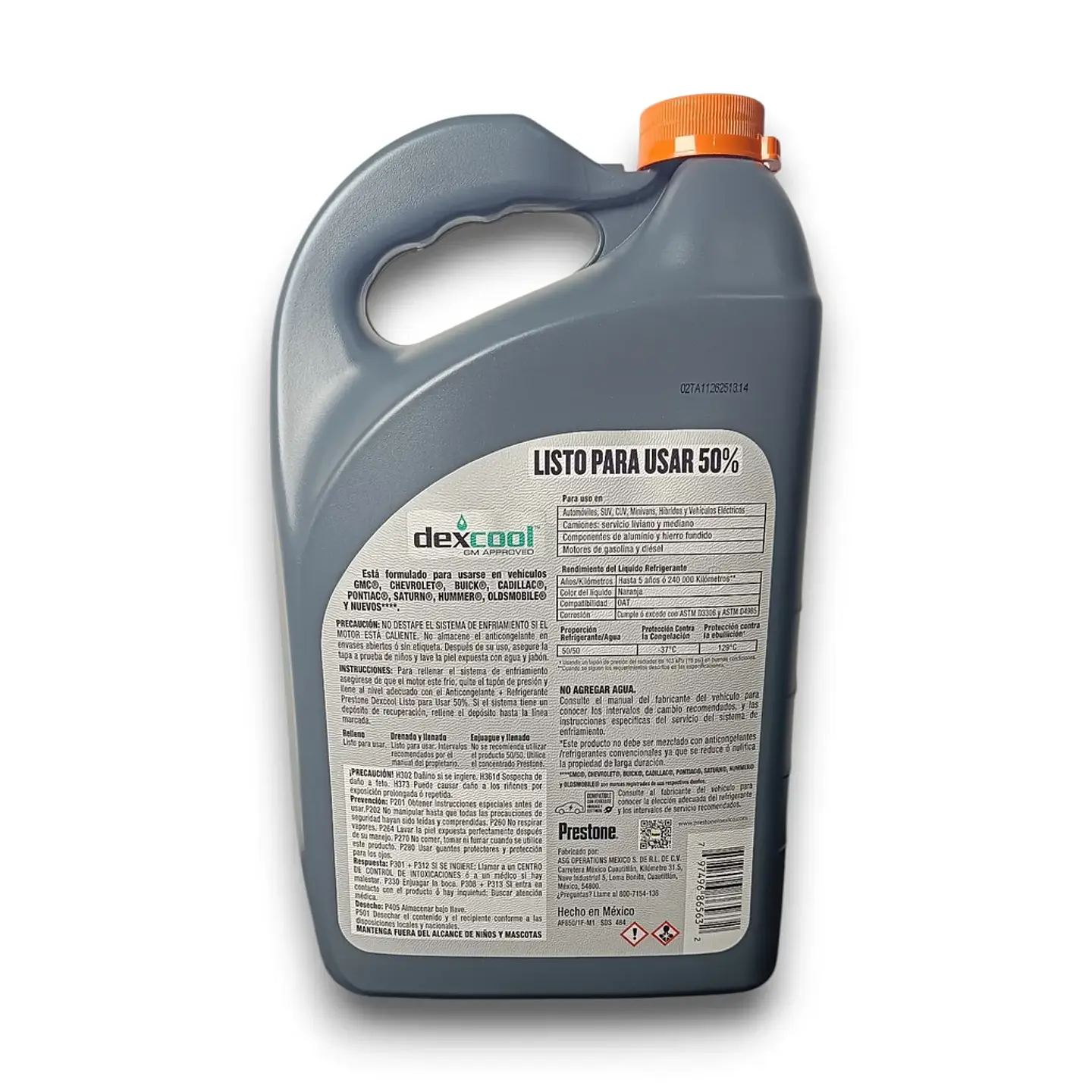 2 Anticongelante + Refrigerante Prestone DexCool 50% 3,78L 4