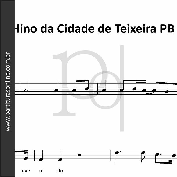 Hino de Teixeira - PB 
