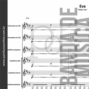 Eva | Rádio Taxi - para Banda de Música