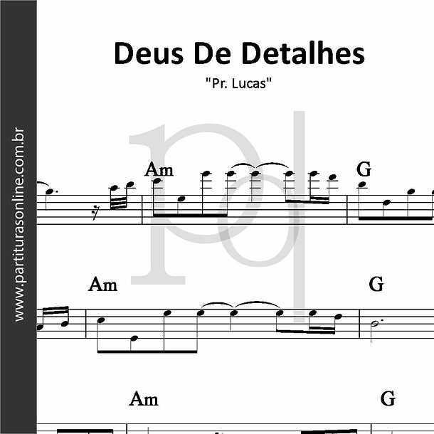 Deus De Detalhes |  Pr Lucas