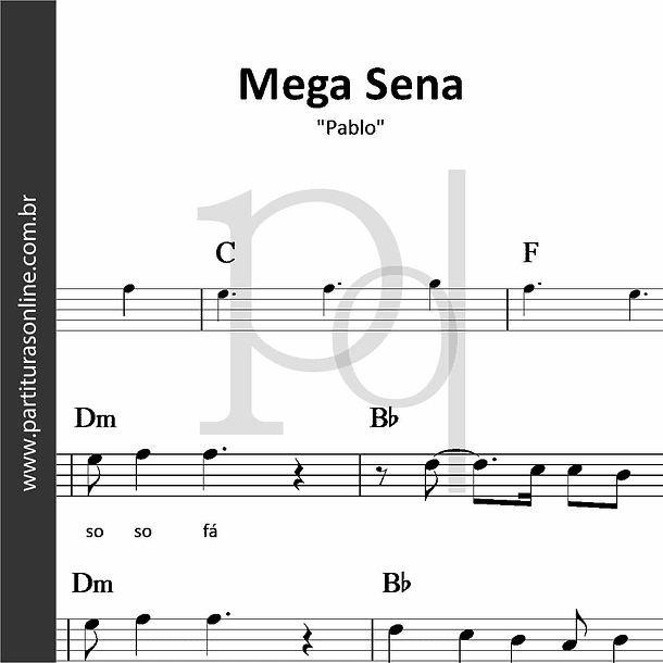 Mega Sena | Pablo