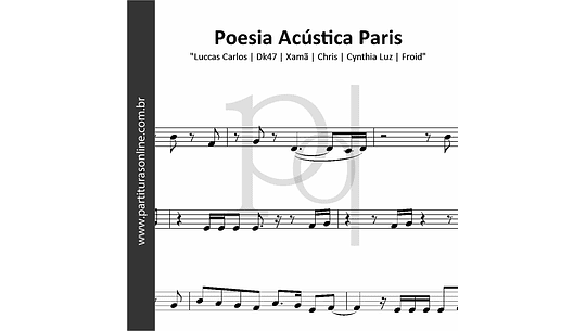 Poesia Acústica Paris | Luccas Carlos | Dk47 | Xamã | Chris | Cynthia Luz | Froid