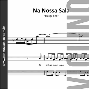 Na Nossa Sala | Thiaguinho *para Violino