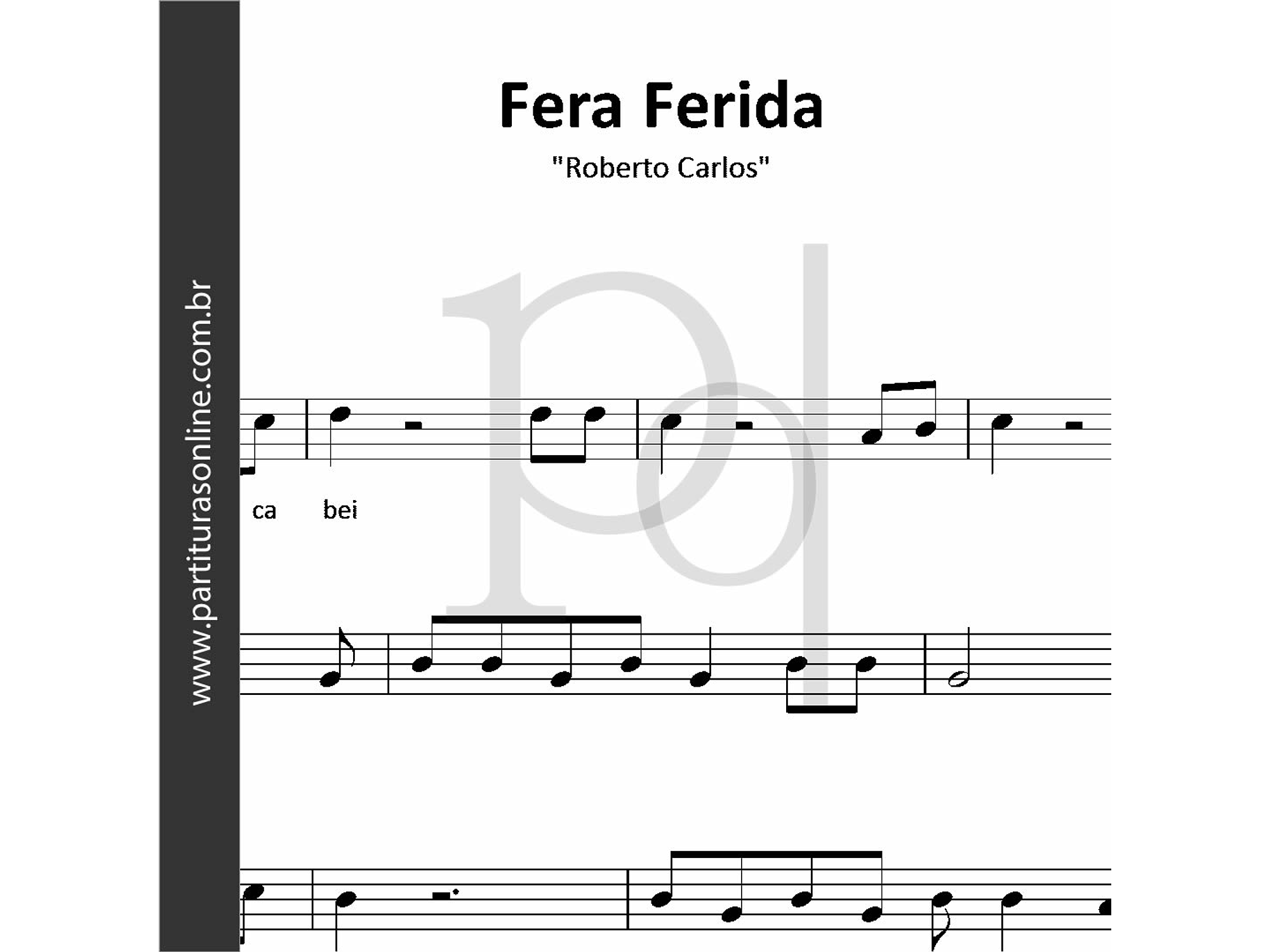 Fera Ferida | Roberto Carlos 1