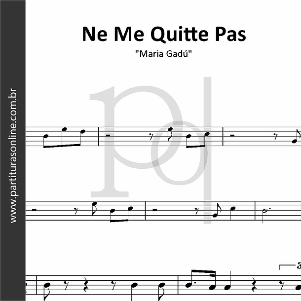 Ne Me Quitte Pas | Maria Gadú 1