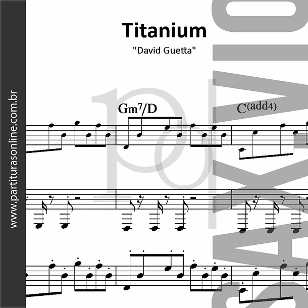 Titanium | David Guetta - para Violino & Saxofone 1