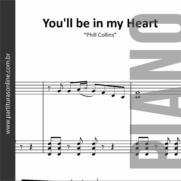 You'll be in my Heart | Para Piano 1