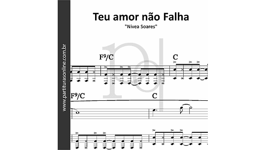 Super Partituras - Teu Amor Não Falha (Your Love Never Fails