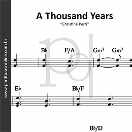 A Thousand Years • Christina Perri
