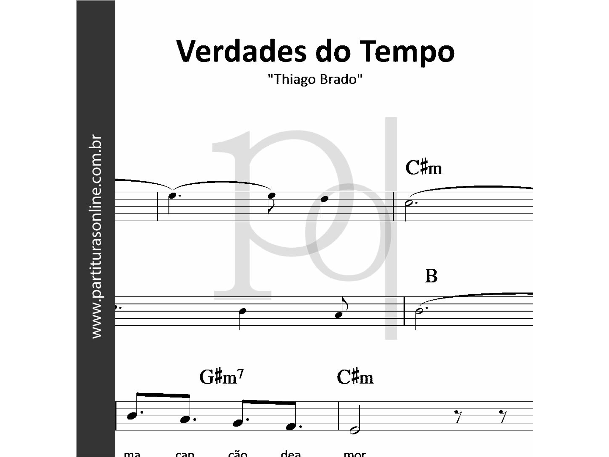 Verdades do Tempo | Thiago Brado 1