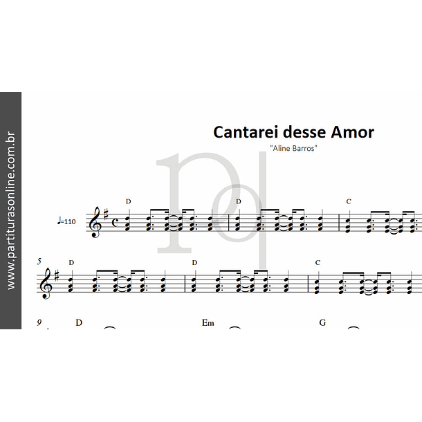 Cantarei desse Amor | Aline Barros 2
