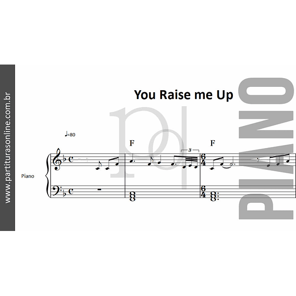 You Raise me Up | para Piano 2