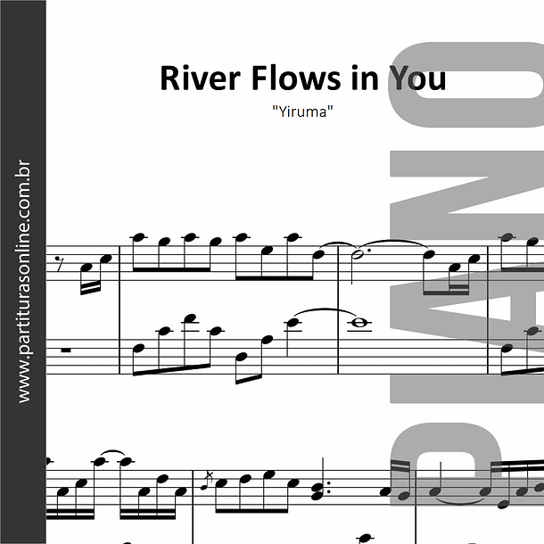 River Flows in You | Yiruma - para Piano 1