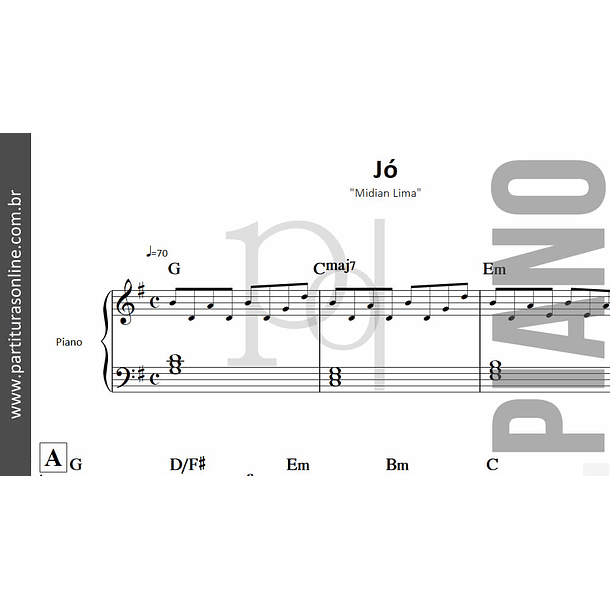Jó | Midian Lima - para Piano 2