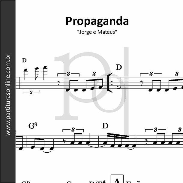 Propaganda | Jorge e Mateus