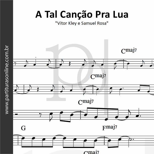  A Tal Canção Pra Lua | Vitor Kley e Samuel Rosa 1