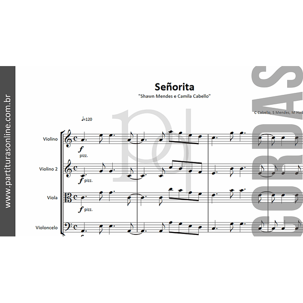 Señorita | Quarteto de Cordas 2